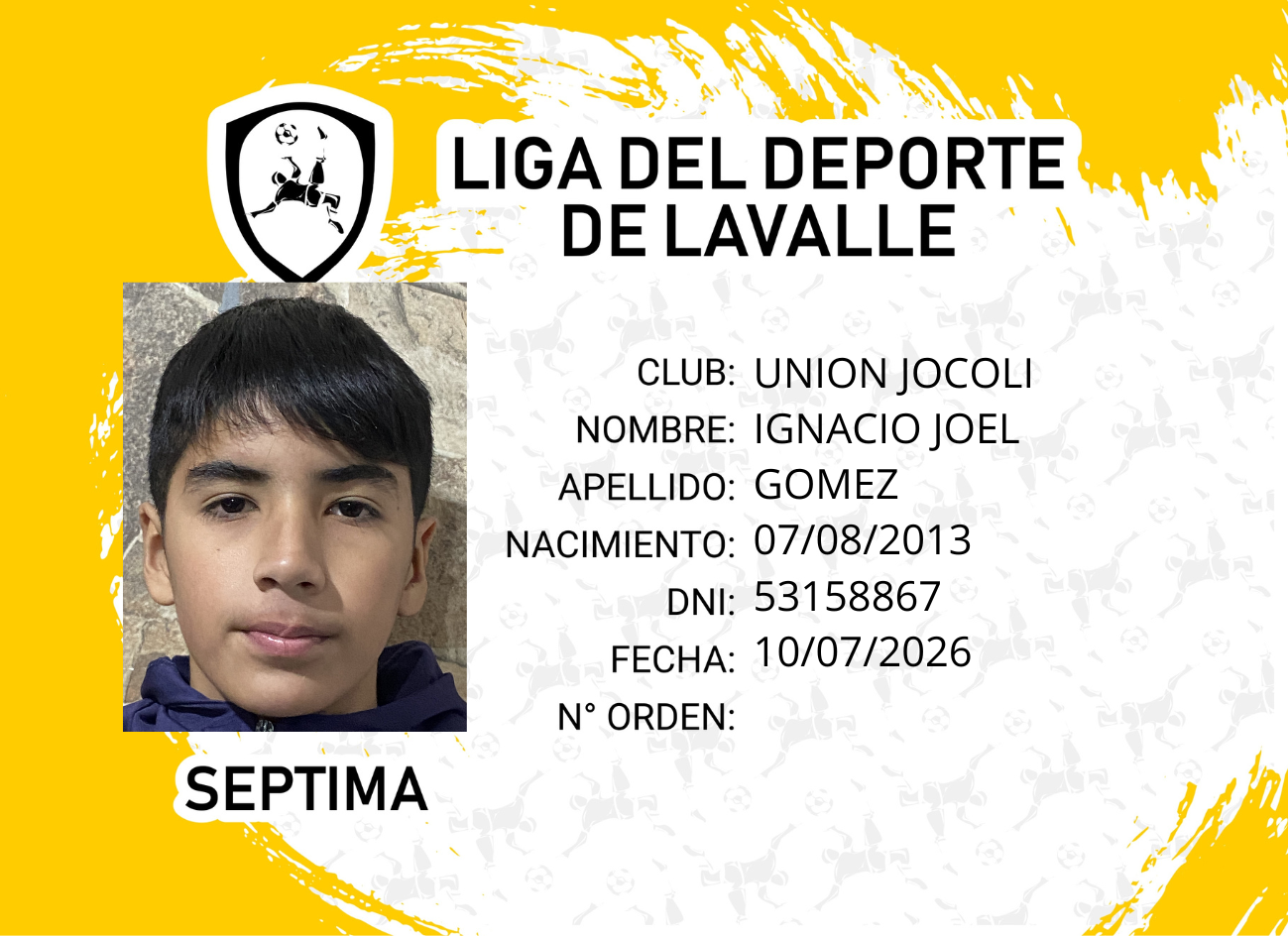 Foto carnet GOMEZ, IGNACIO JOEL