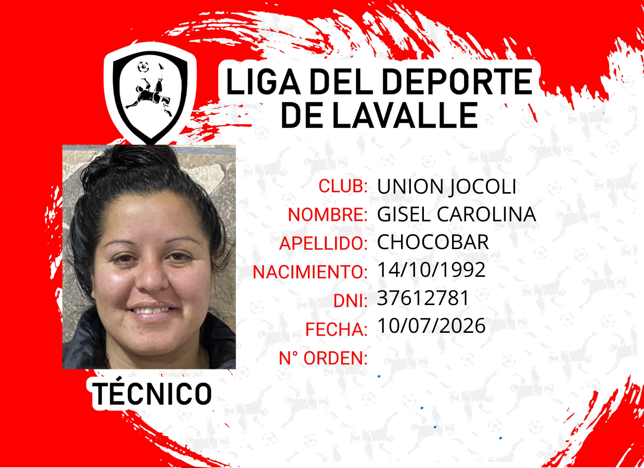 Foto carnet CHOCOBAR, GISEL CAROLINA