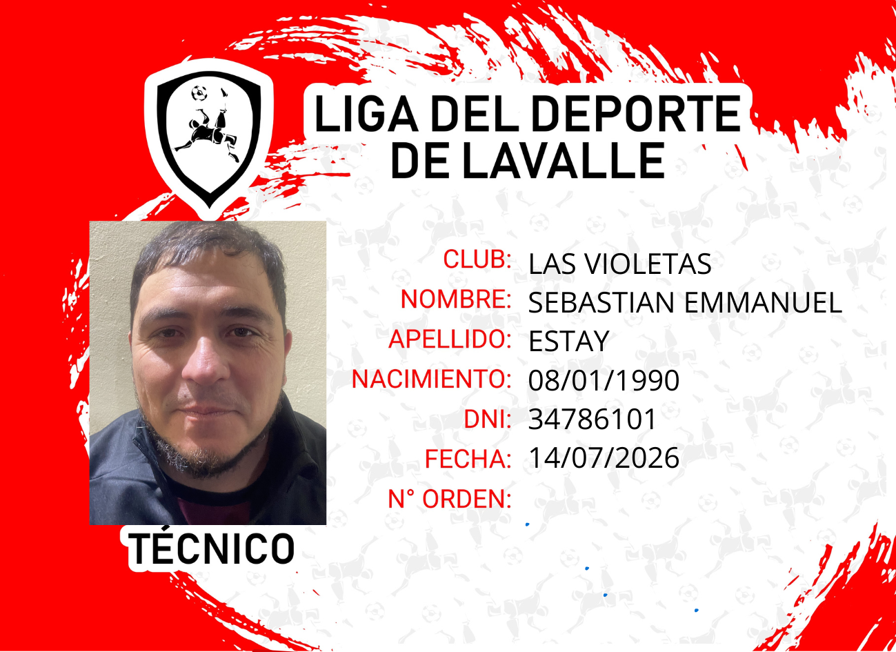 Foto carnet SEBASTIAN EMMANUEL