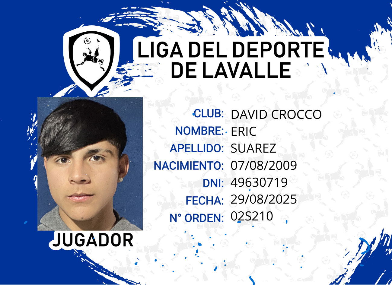 Foto carnet SUARES ERIC