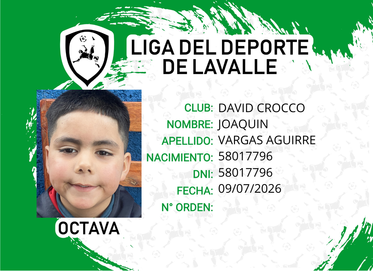 Foto carnet VARGAS AGUIRRE JOAQUIN 