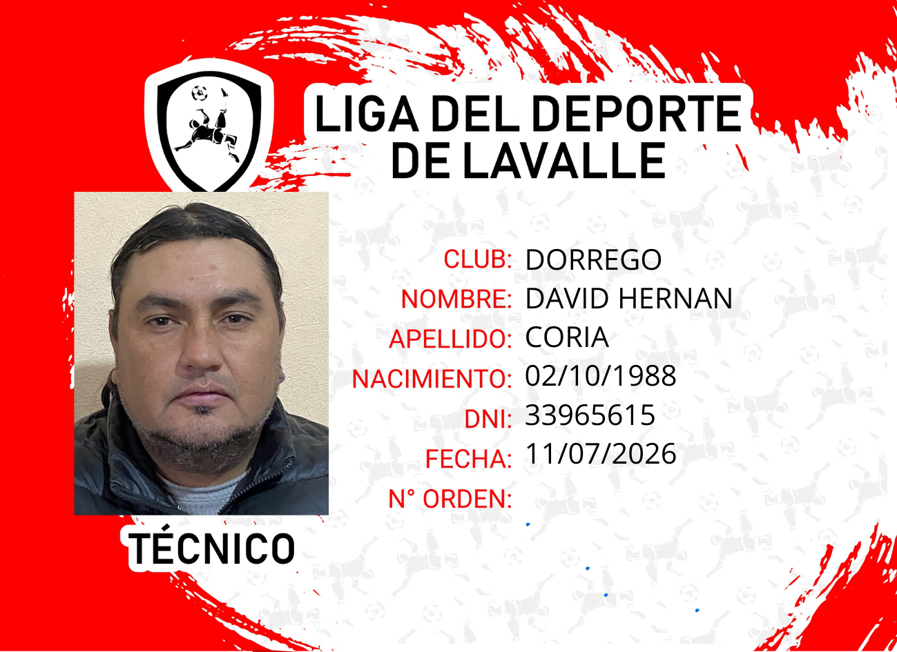 Foto carnet CORIA, DAVID HERNAN