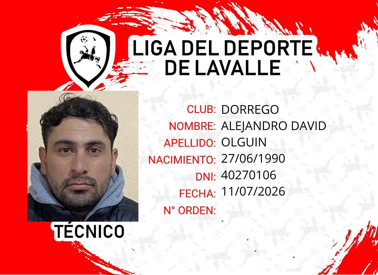 Foto carnet OLGUIN, ALEJANDRO DAVID