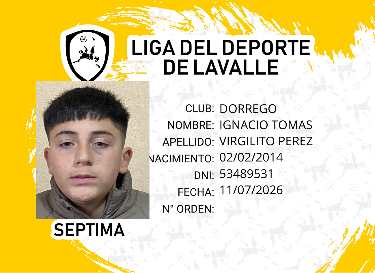 Foto carnet VIRGILITO PEREZ, IGNACIO TOMAS