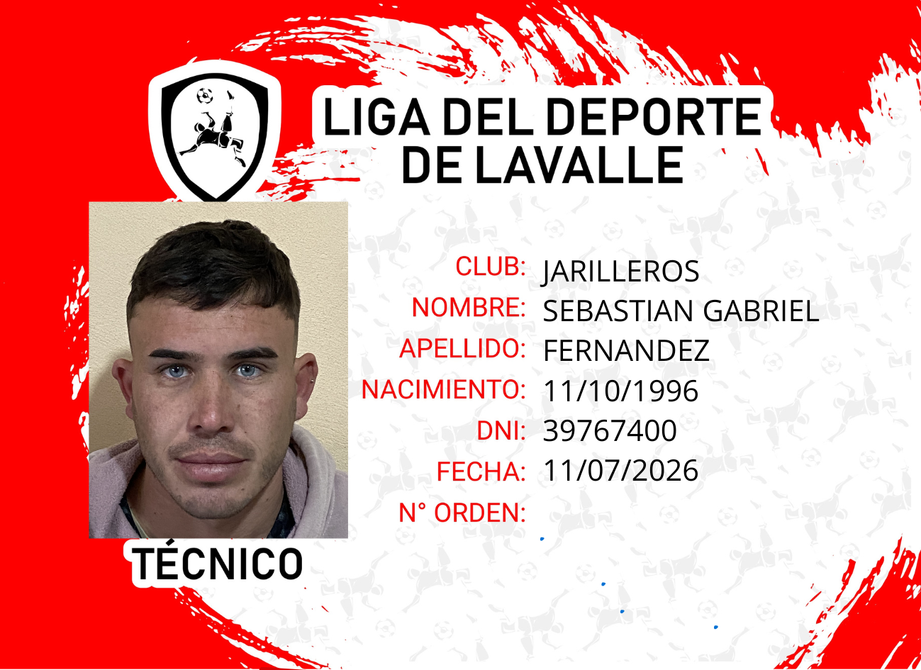 Foto carnet FERNANDEZ, SEBASTIAN GABRIEL