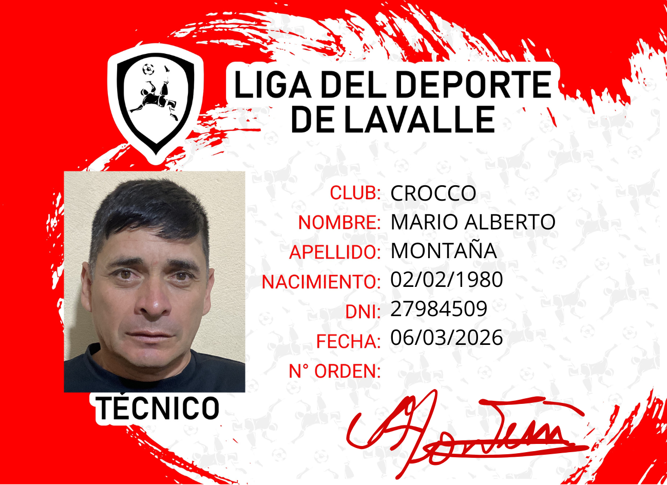 Foto carnet MONTAÑA, MARIO ALBERTO