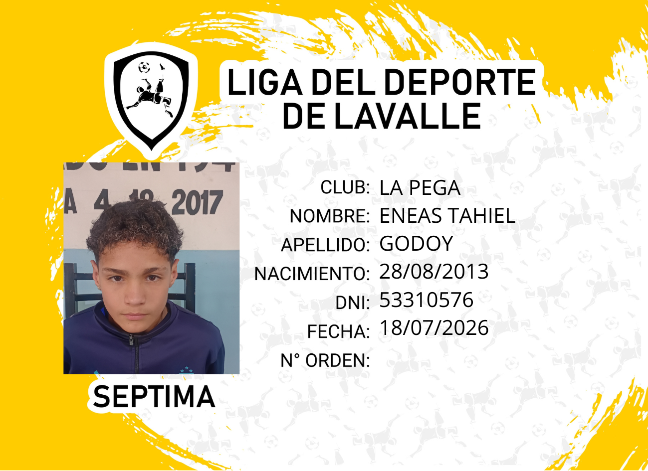 Foto carnet GODOY ENEAS TAHIEL