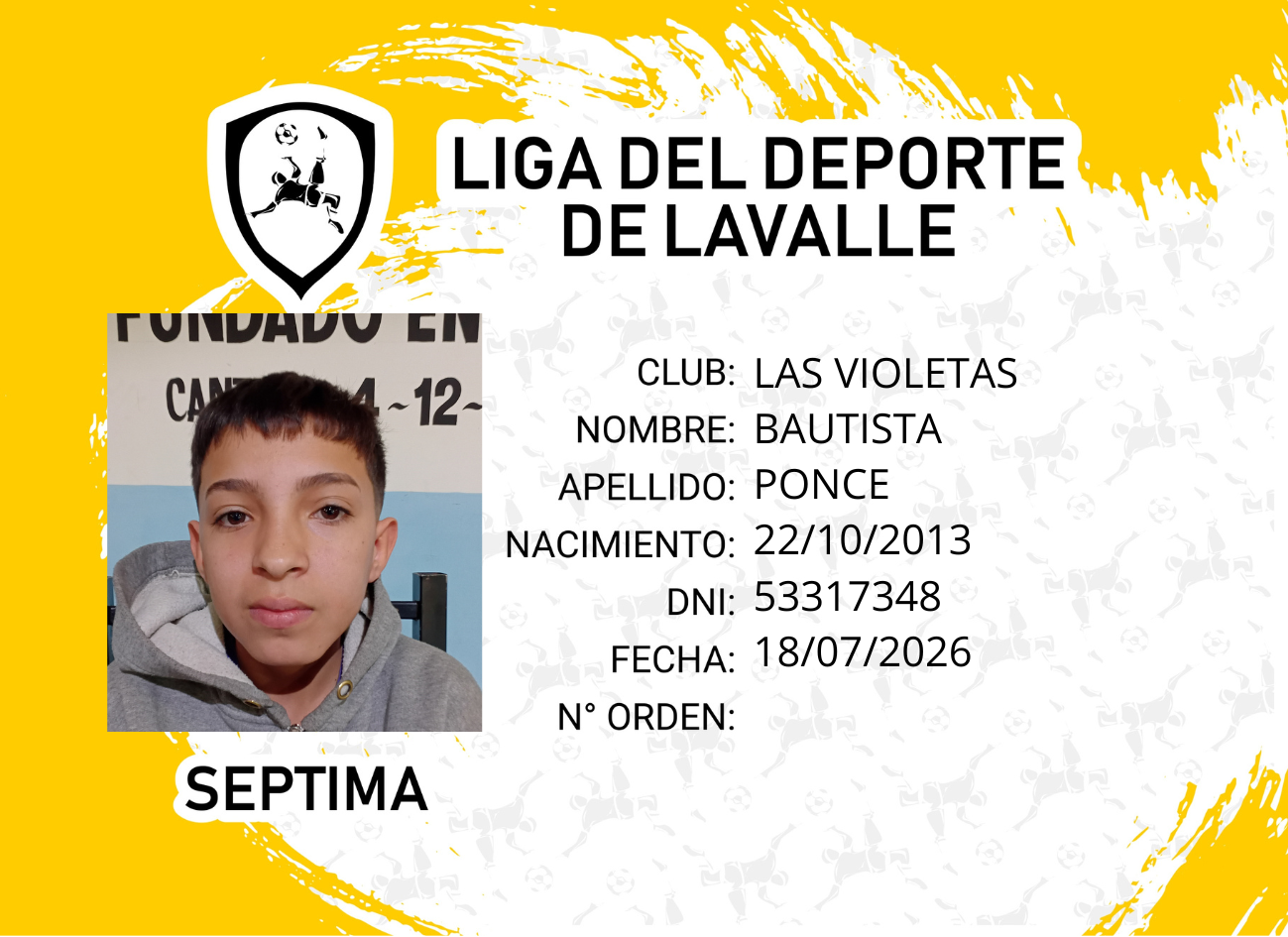 Foto carnet PONCE BAUTISTA 