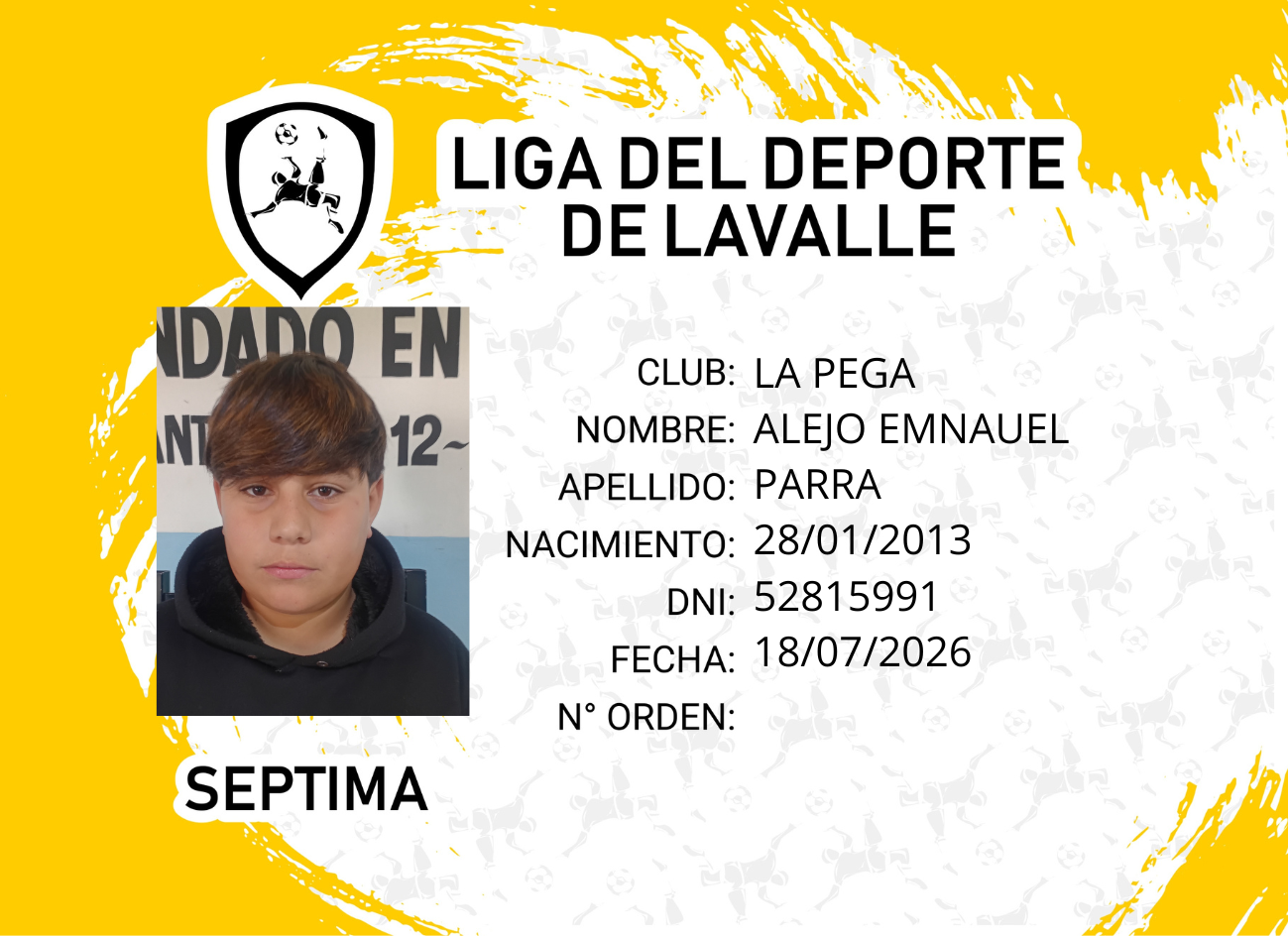 Foto carnet PARRA ALEJO EMANUEL