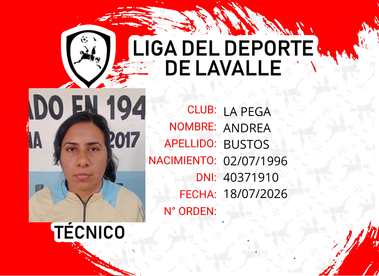 Foto carnet BUSTOS ANDREA 