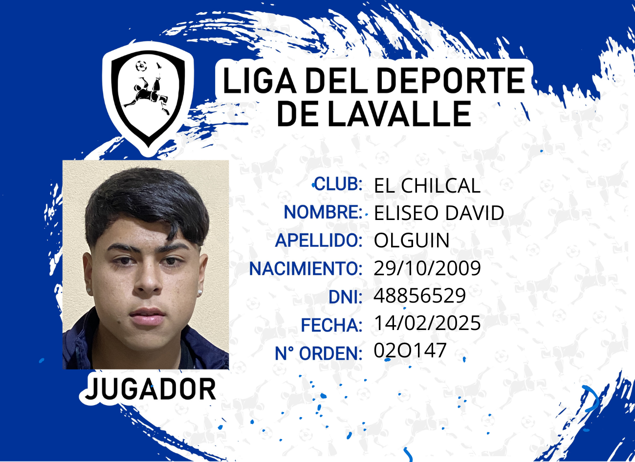 Foto carnet OLGUIN, ELISEO DAVID