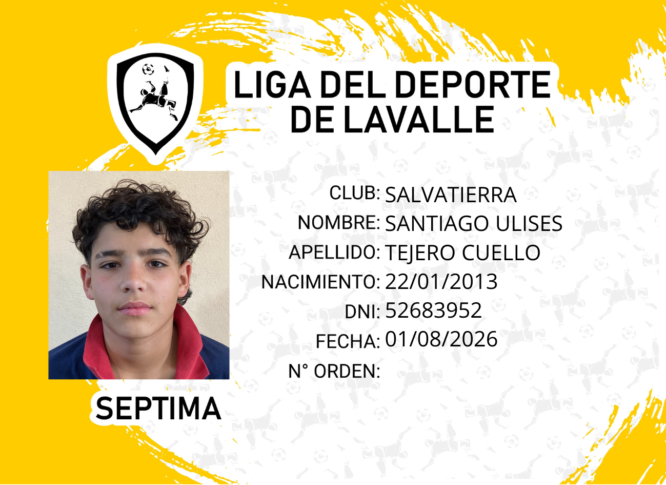 Foto carnet TEJERO CUELLO SANTIAGO ULISES