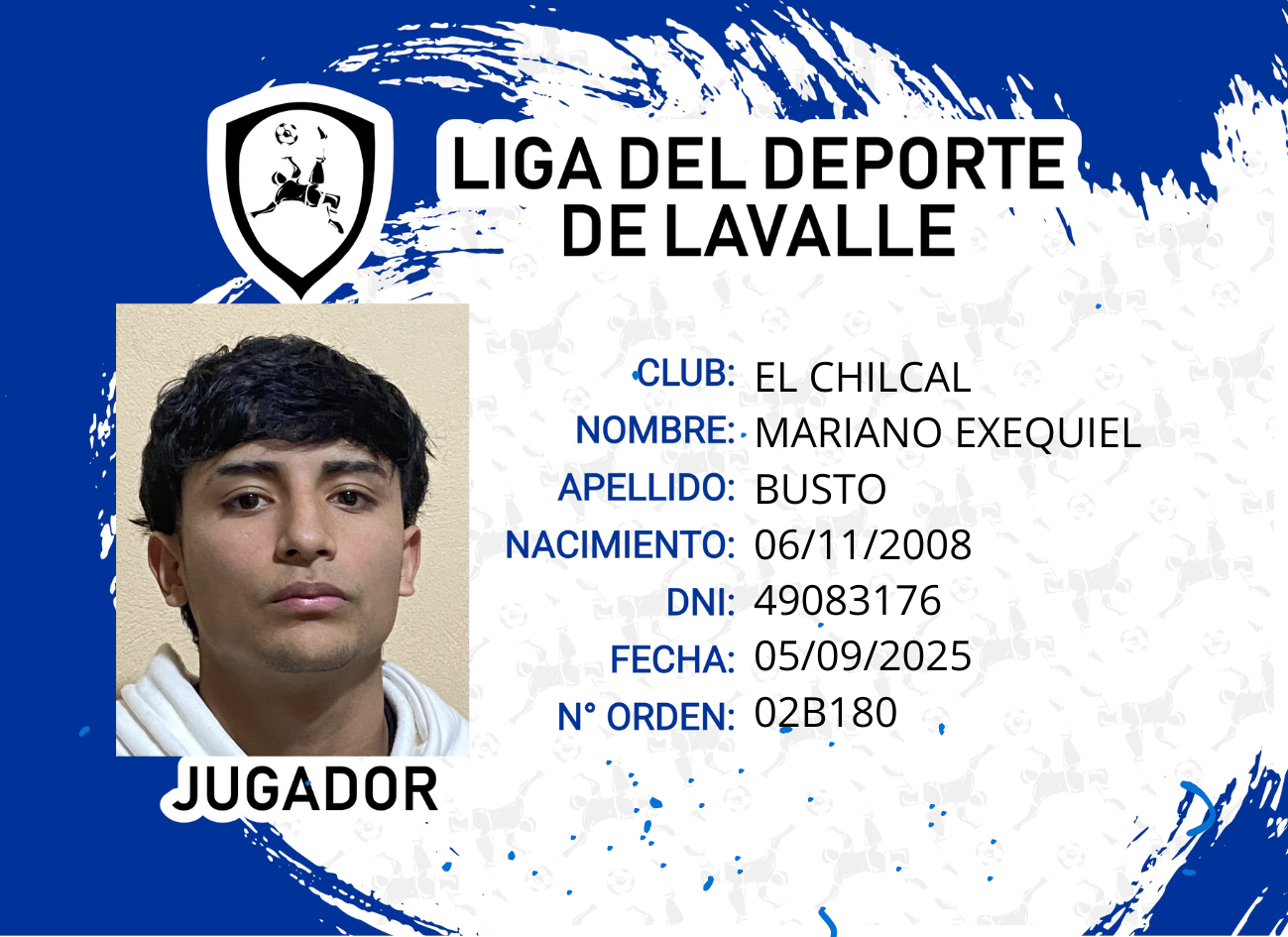 Foto carnet BUSTO, MARIANO EXEQUIEL