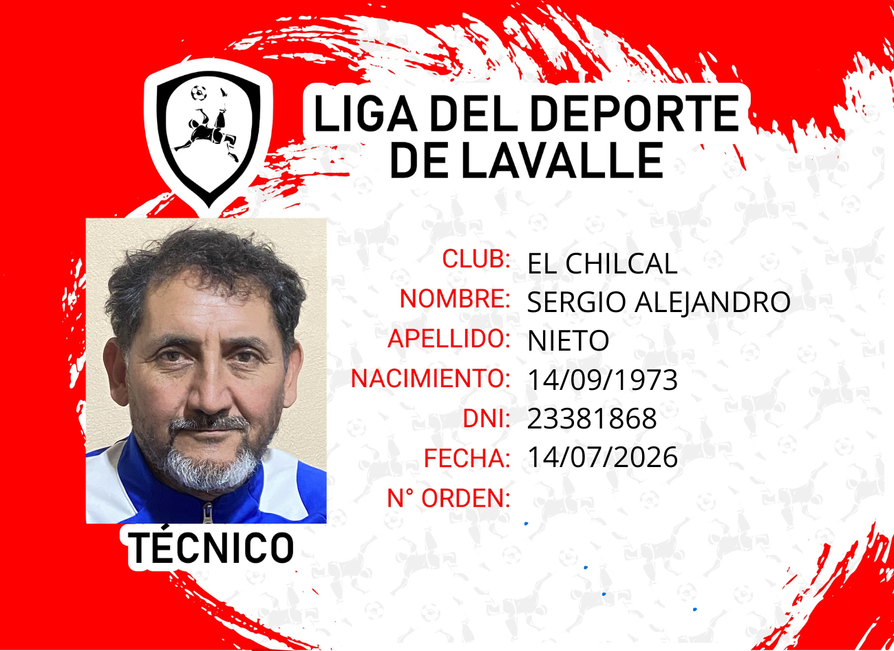 Foto carnet NIETO, SERGIO ALEJANDRO
