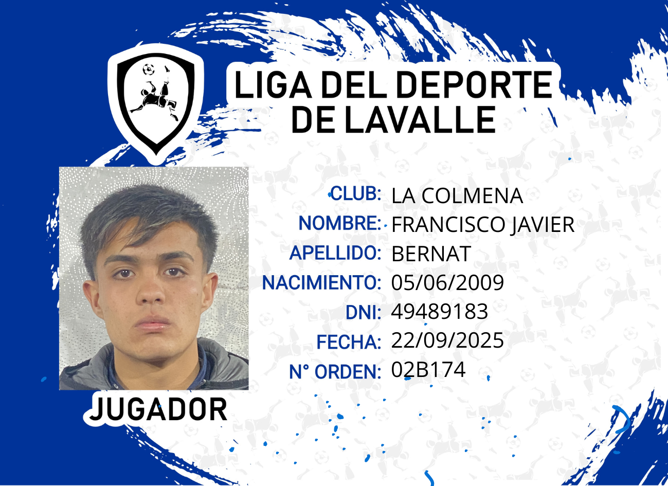 Foto carnet BERNAT, FRANCISCO JAVIER