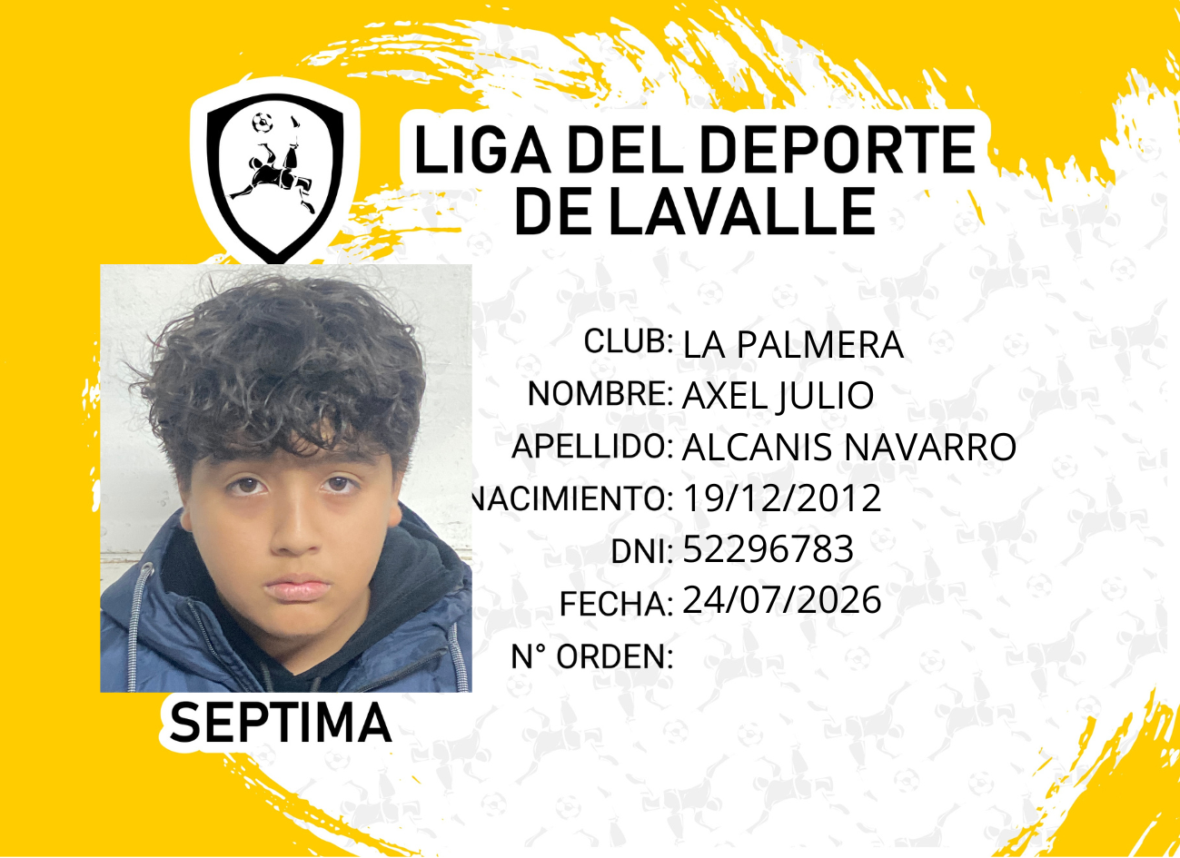Foto carnet ALCANIS NAVARRO, AXEL JULIO