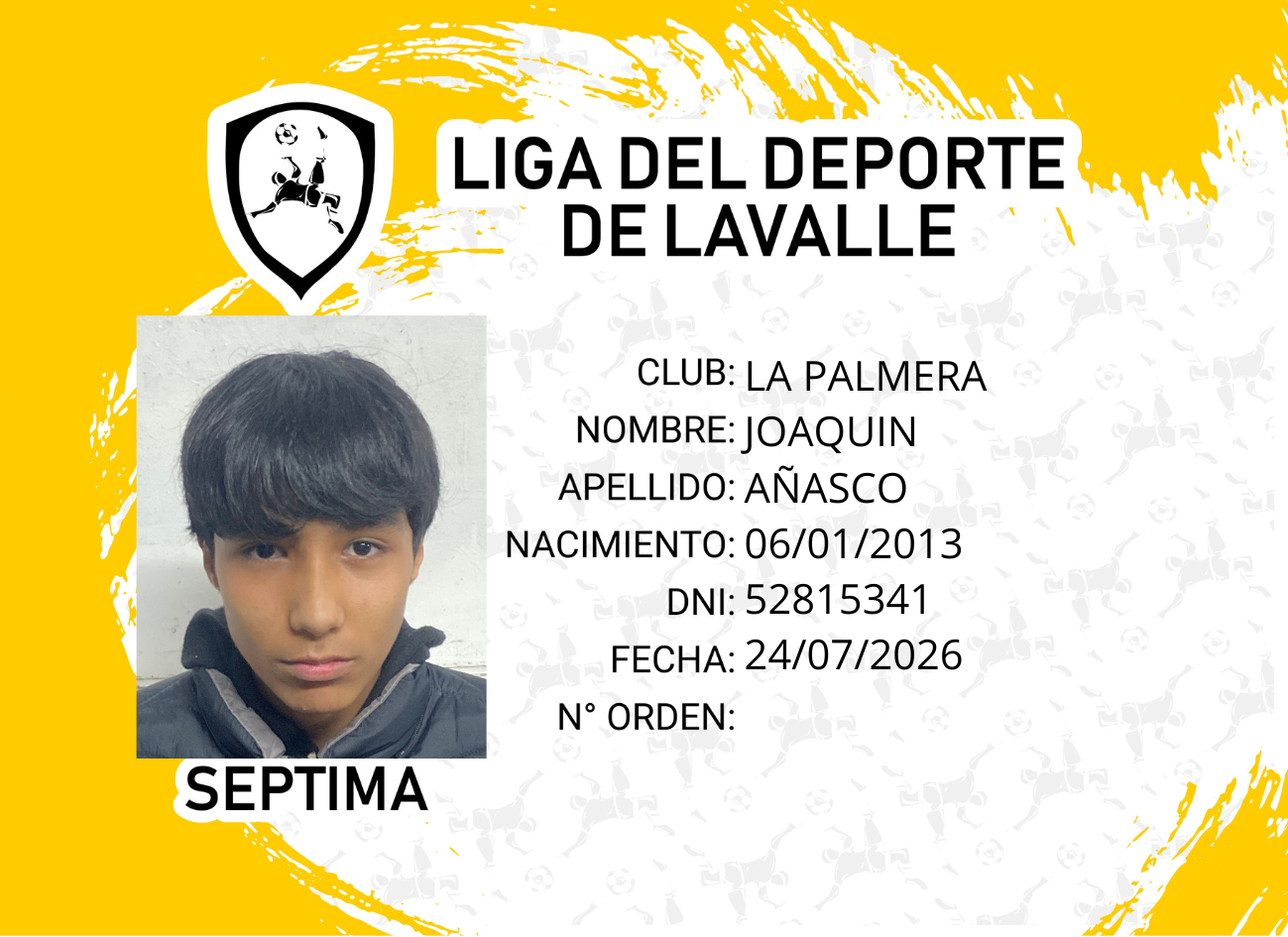 Foto carnet AÑASCO, JOAQUIN