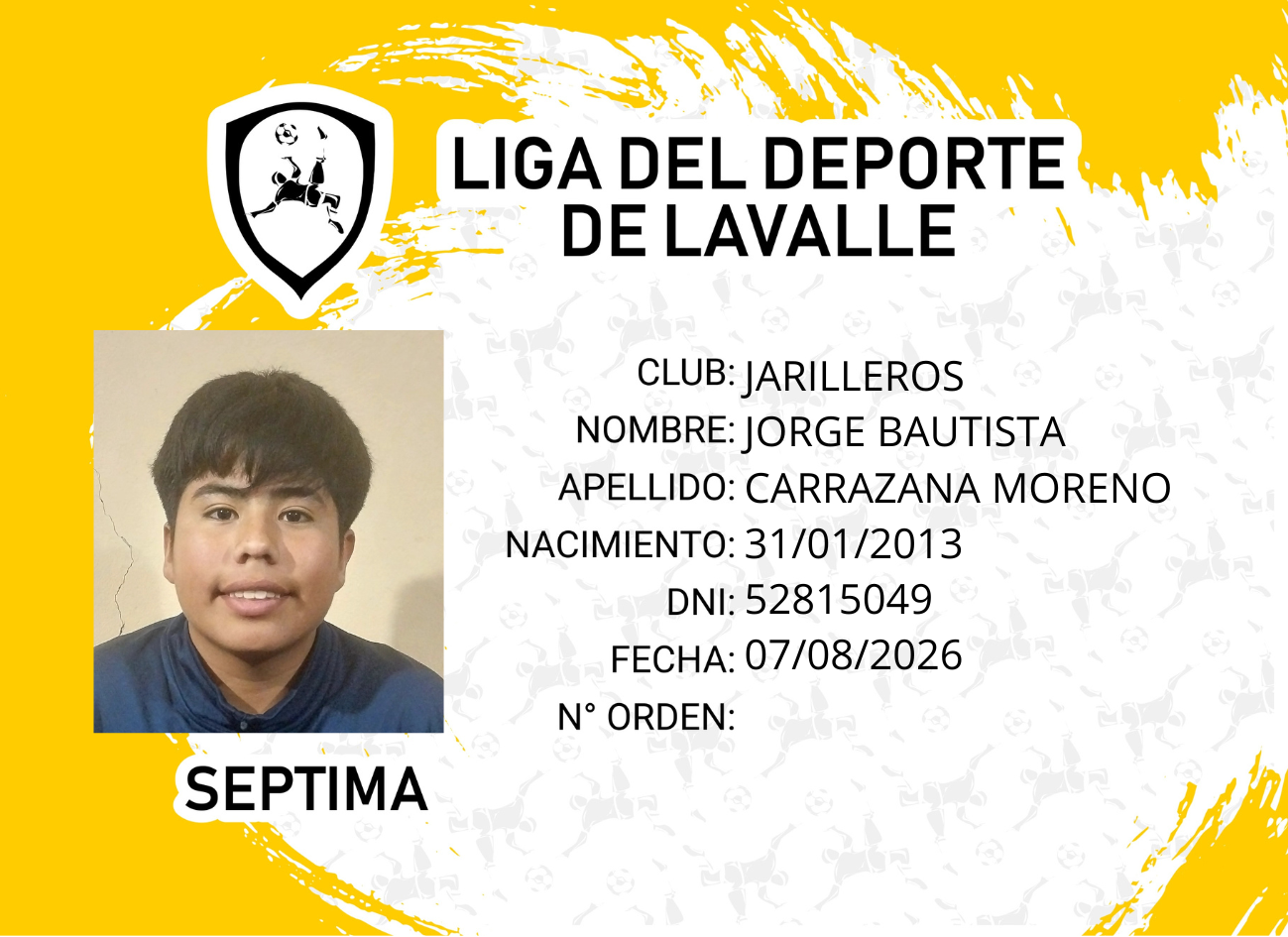 Foto carnet CARRAZANA, JORGE