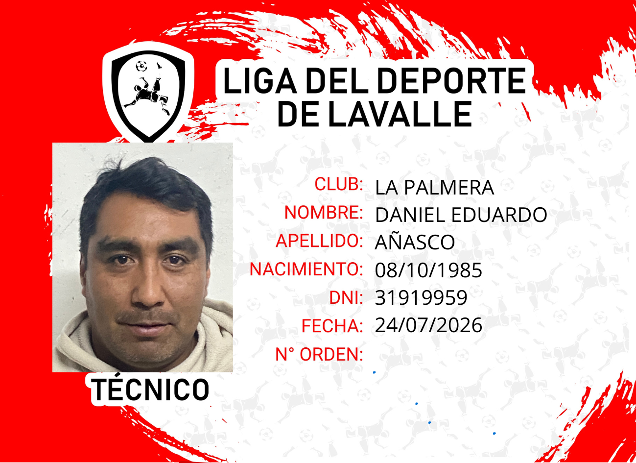 Foto carnet AÑASCO, DANIEL EDUARDO