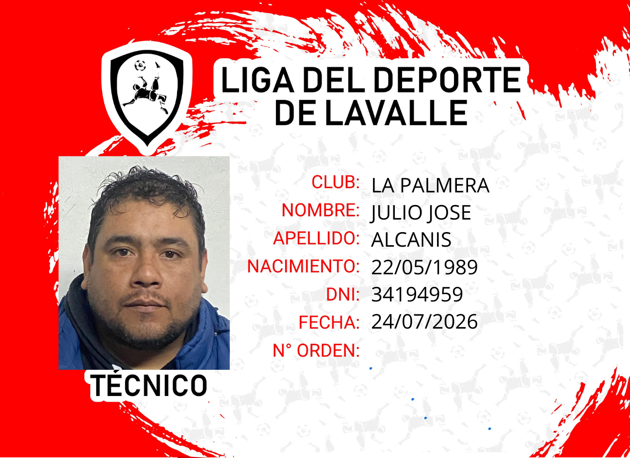 Foto carnet ALCANIS, JULIO JOSE