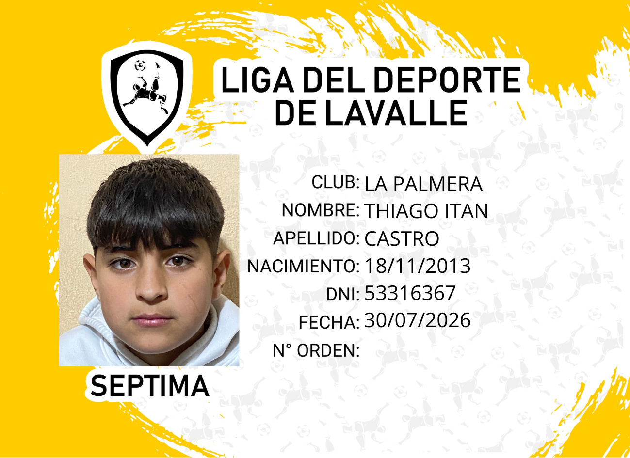 Foto carnet CASTRO, THIAGO ITAN