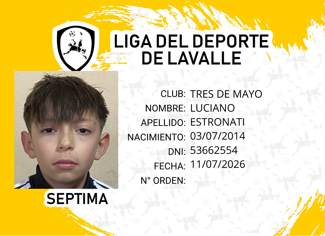 Foto carnet ESTRONATI, LUCIANO