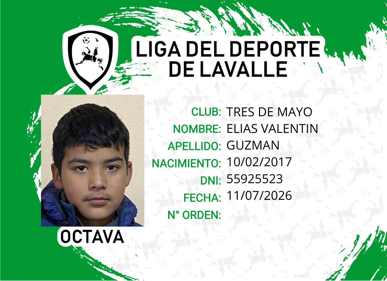Foto carnet GUZMAN, ELIAS