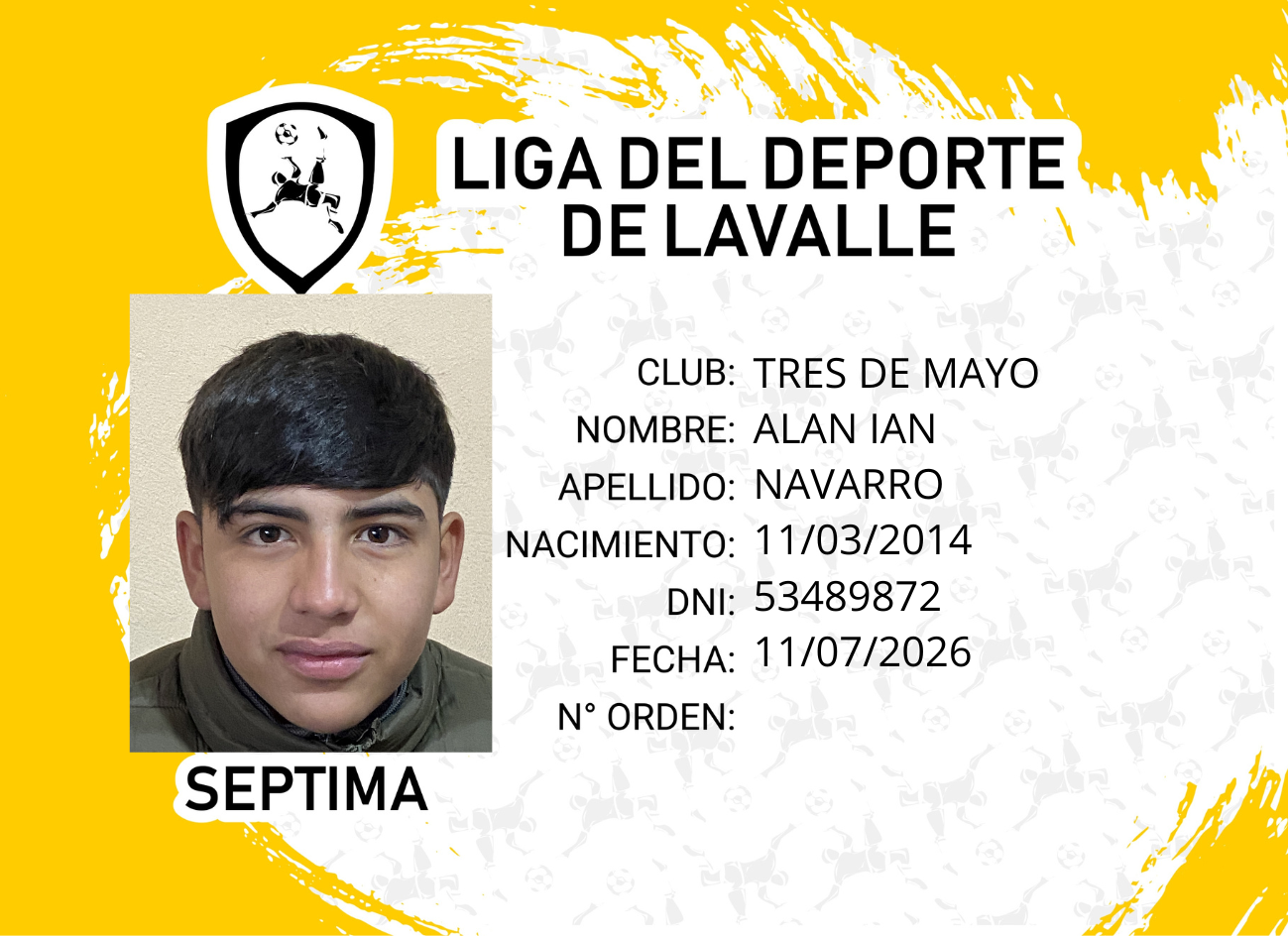 Foto carnet NAVARRO, ALAN IAN