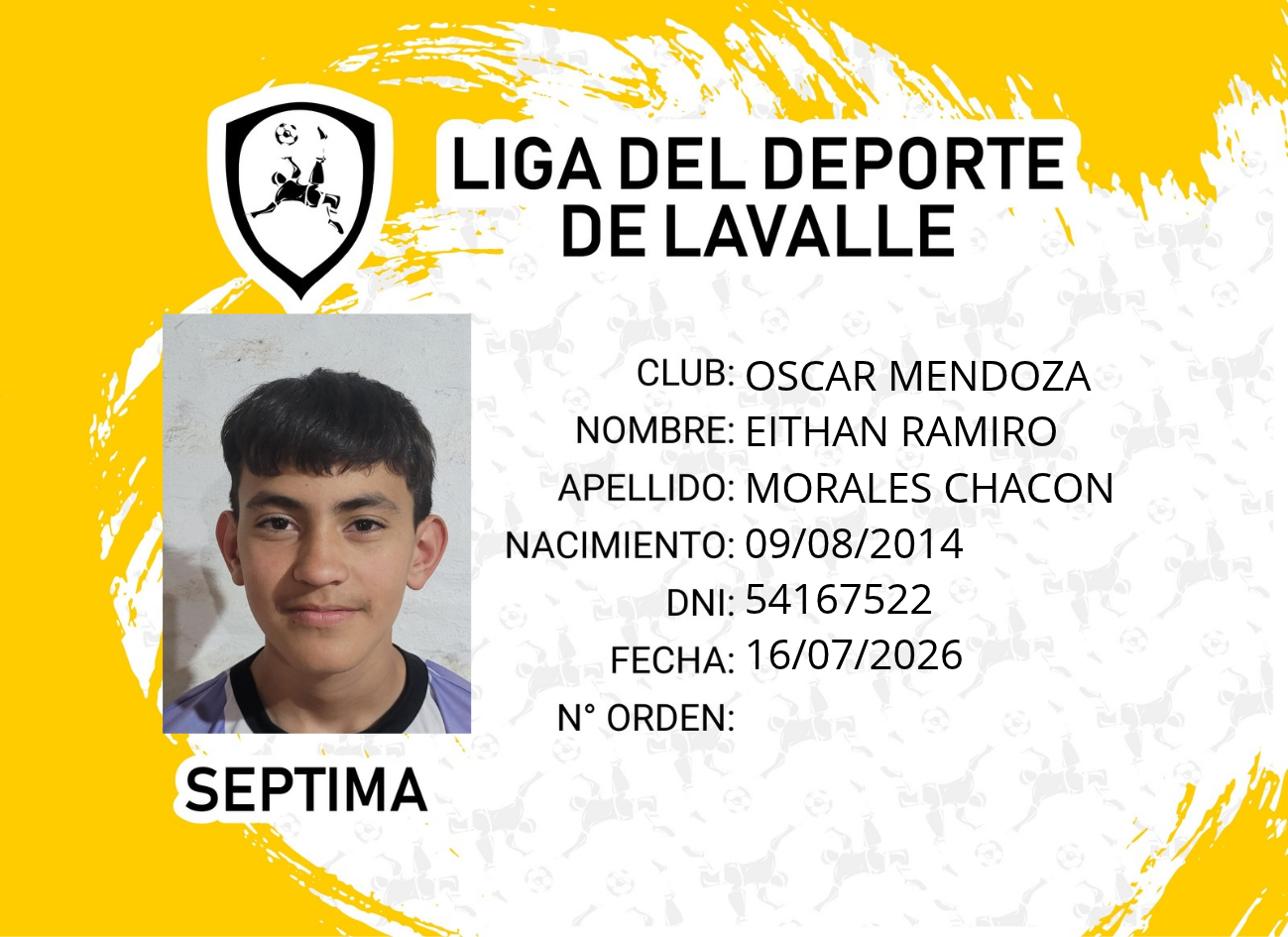 Foto carnet MORALES CHACON, EITHAN RAMIRO