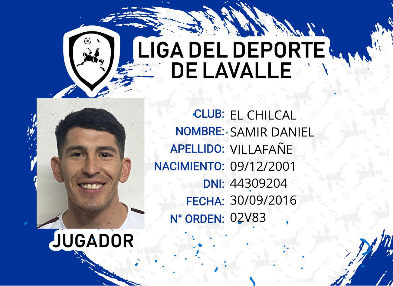 Foto carnet VILLAFAÑE SAMIER DANIEL