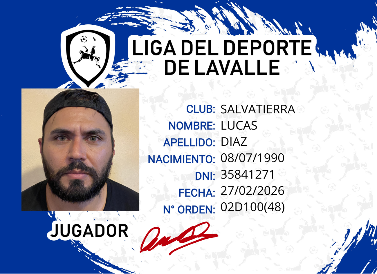 Foto carnet DIAZ LUCAS