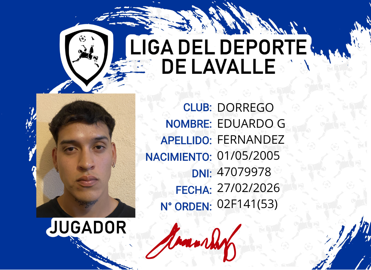 Foto carnet FERNANDEZ EDUARDO