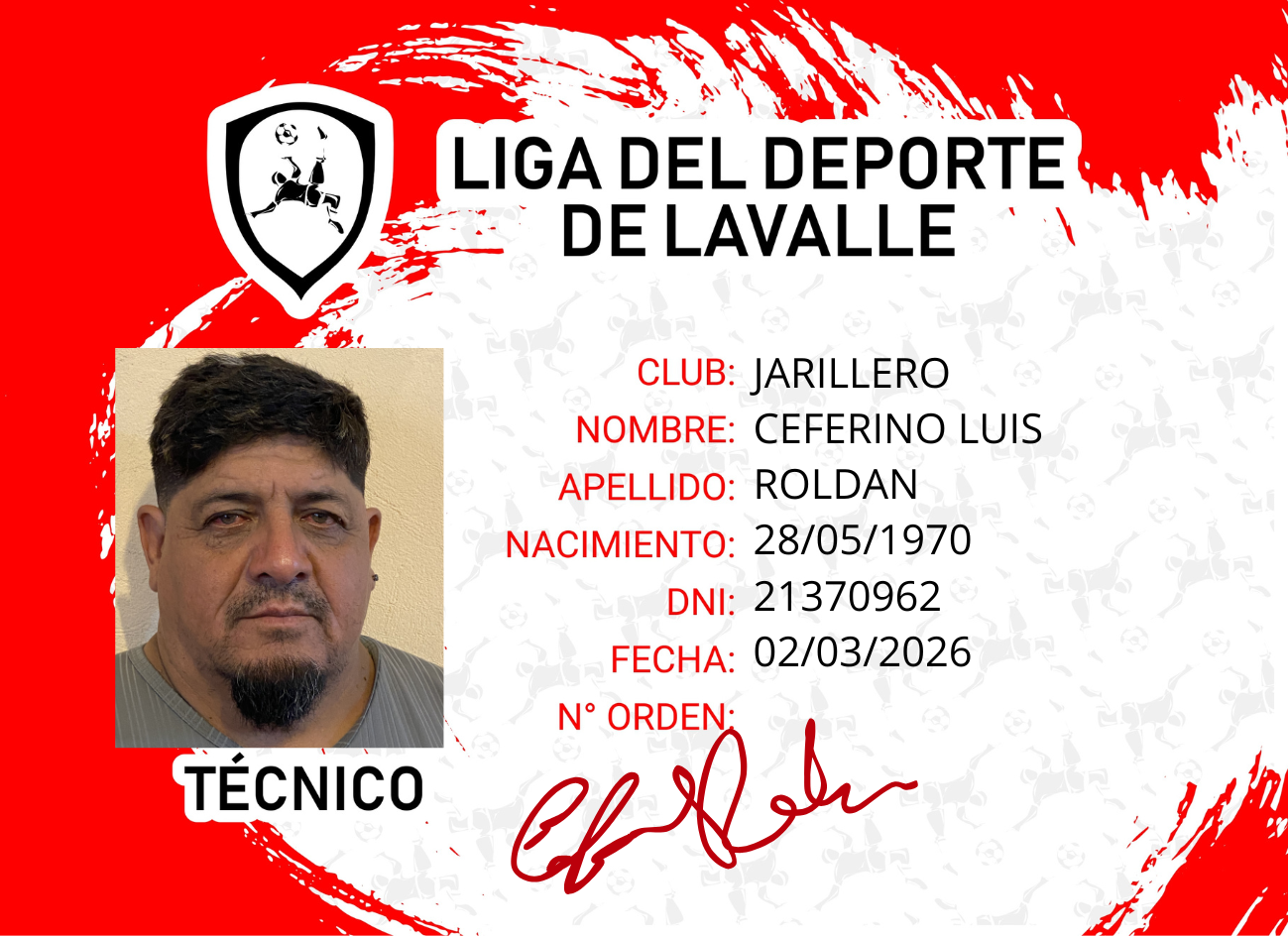 Foto carnet ROLDAN, CEFERINO LUIS