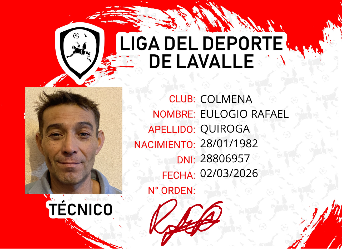 Foto carnet QUIROGA, EULOGIO RAFAEL