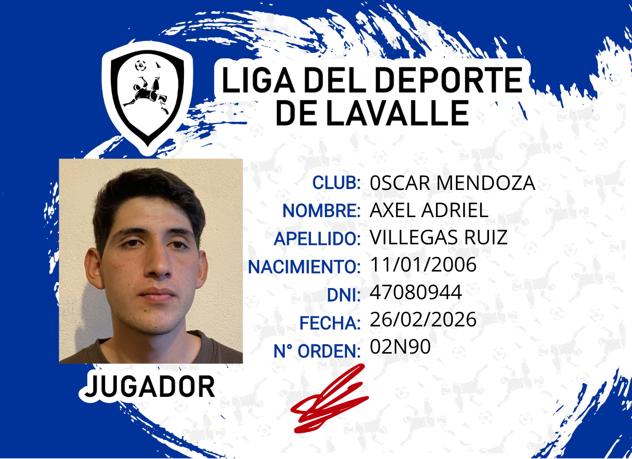 Foto carnet VILLEGAS RUIZ AXEL ADRIEL