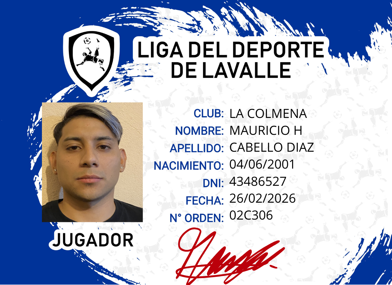 Foto carnet CABELLO DIAZ MAURICIO