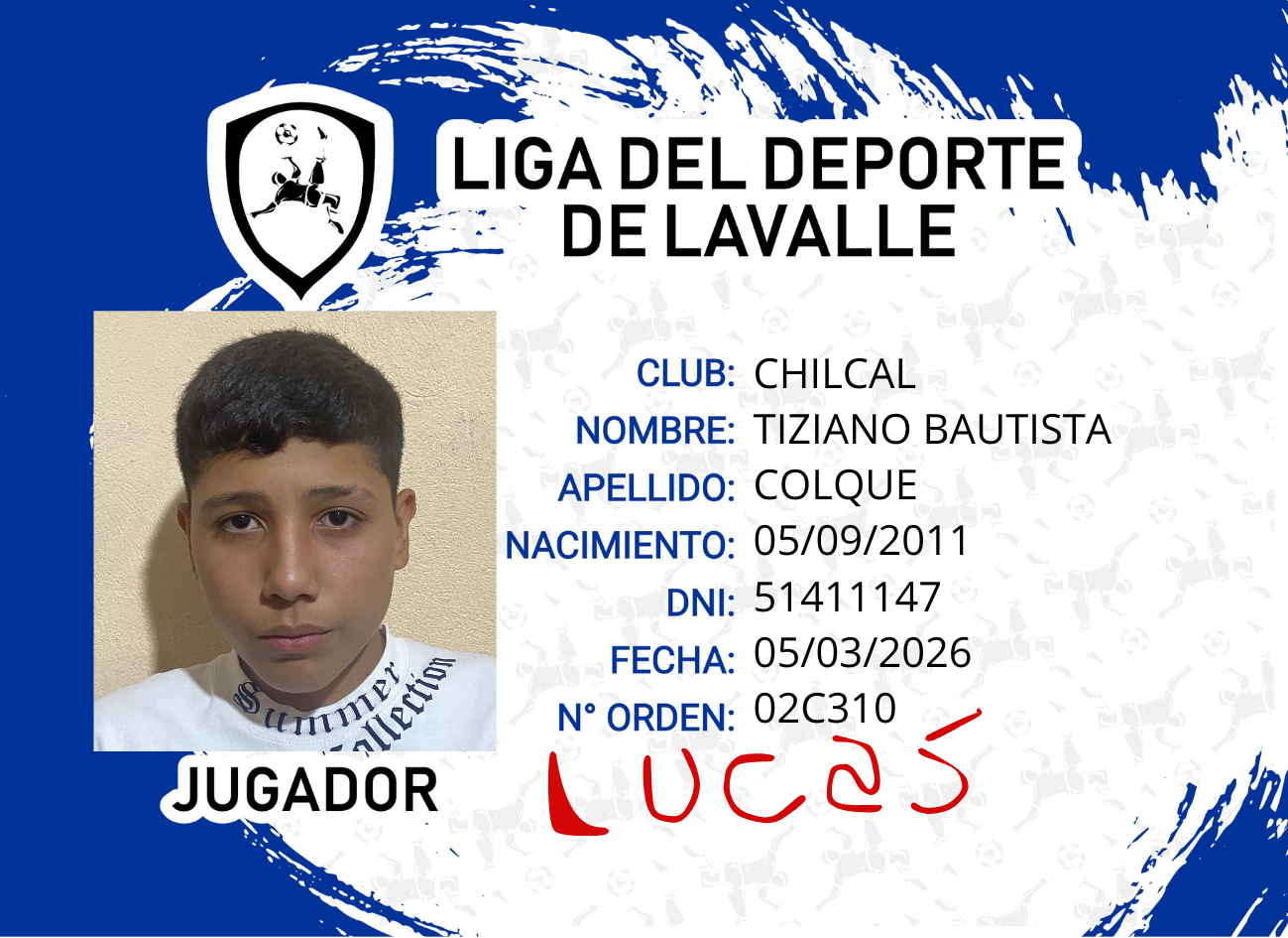 Foto carnet COLQUE