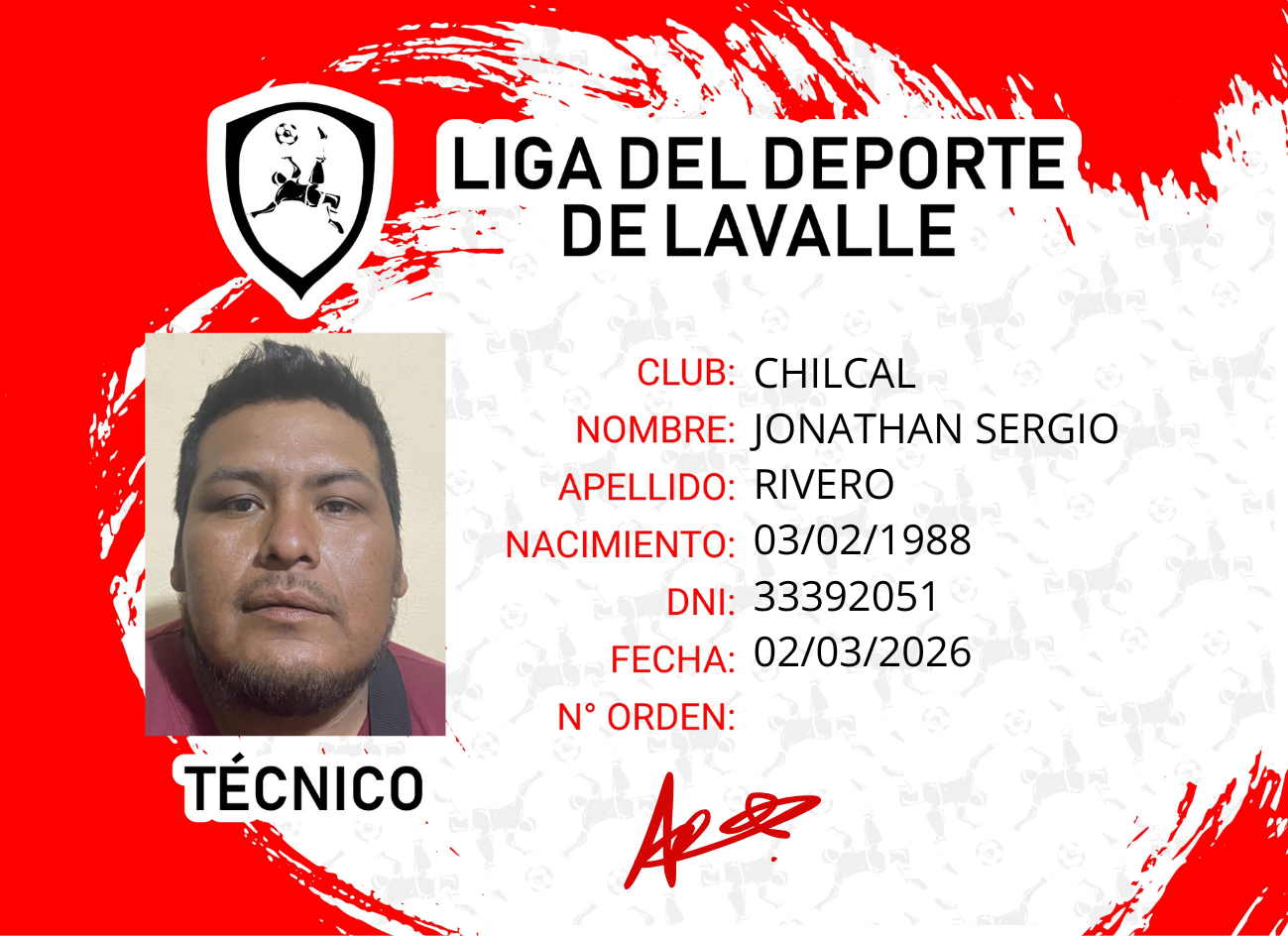 Foto carnet RIVERO, JONATHAN SERGIO