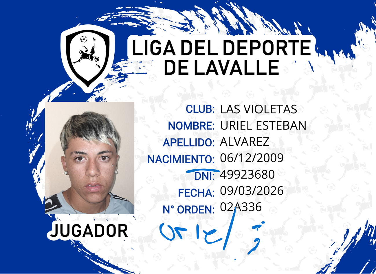 Foto carnet ALVAREZ, URIEL ESTEBAN