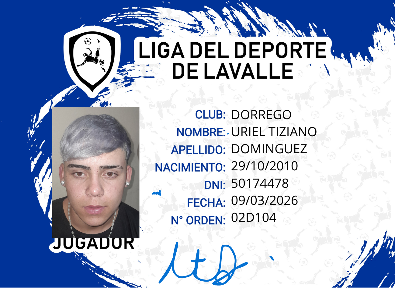 Foto carnet DOMINGUEZ, URIEL TIZIANO