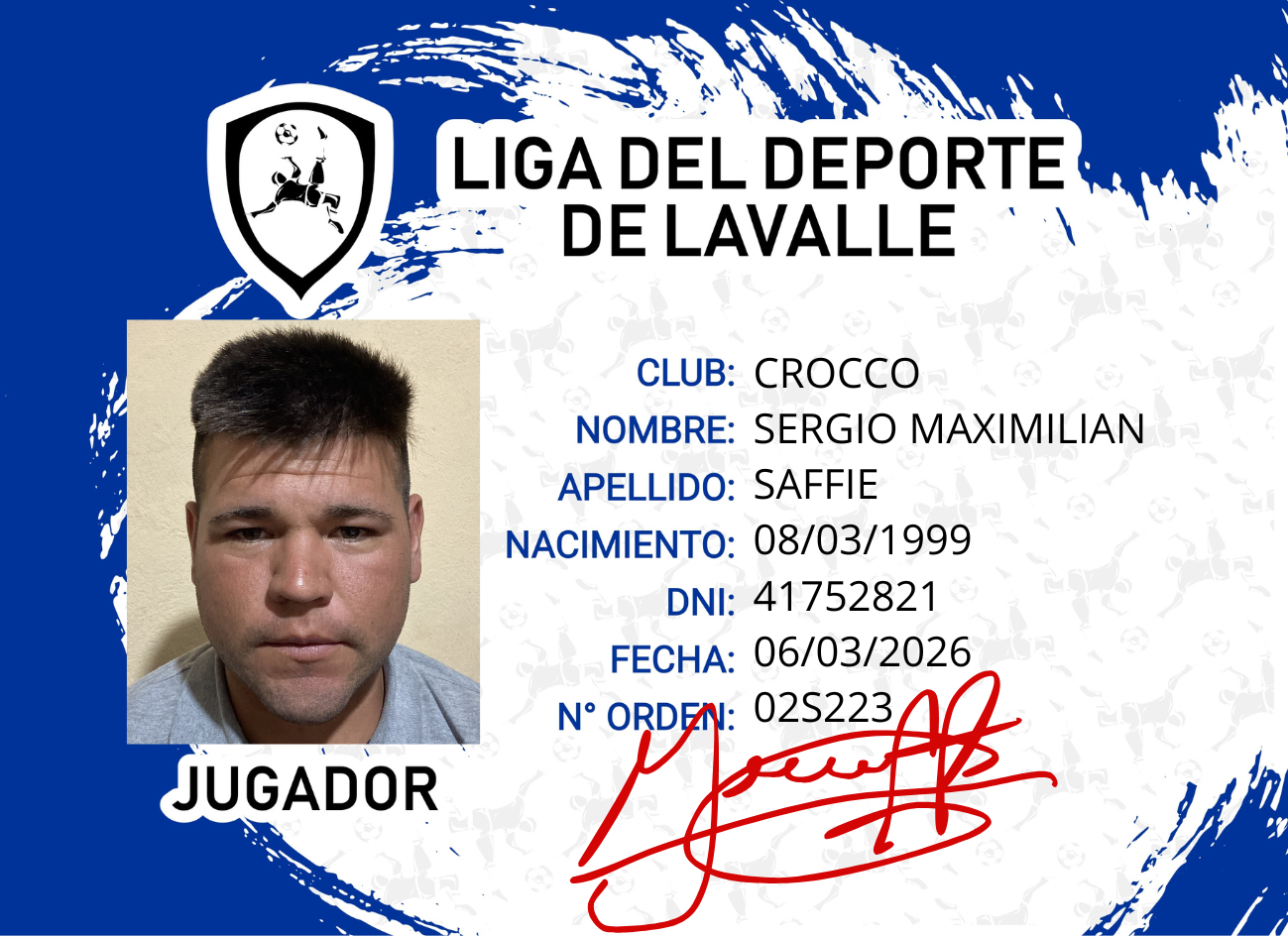 Foto carnet SAFIEE SERGIO MAXIMILIANO