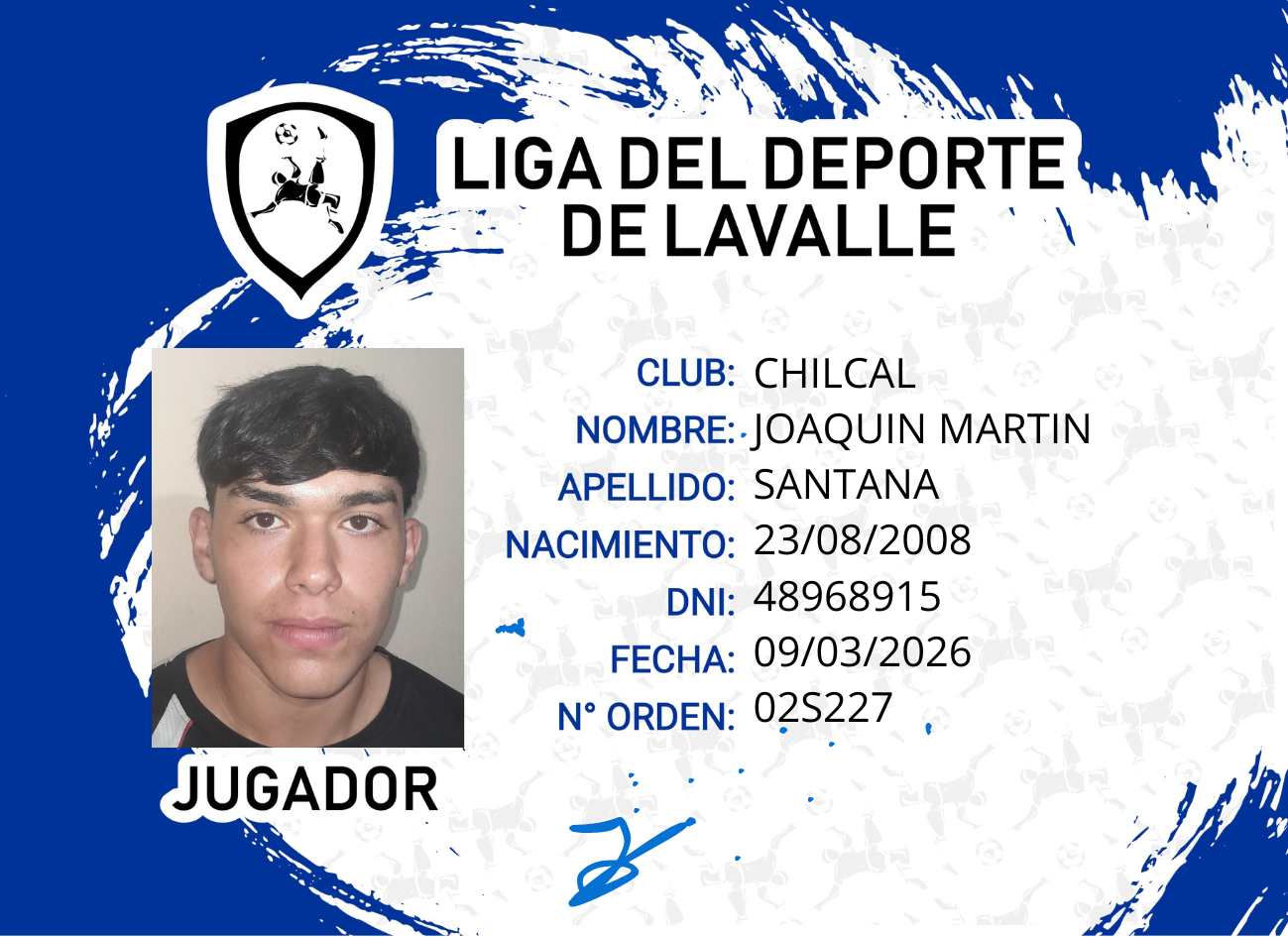 Foto carnet SANTANA, JOAQUIN MARTIN