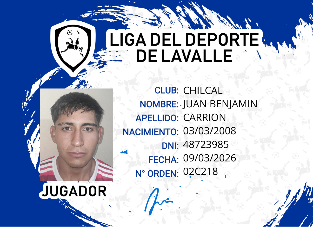 Foto carnet CARRION, JUAN BENJAMIN