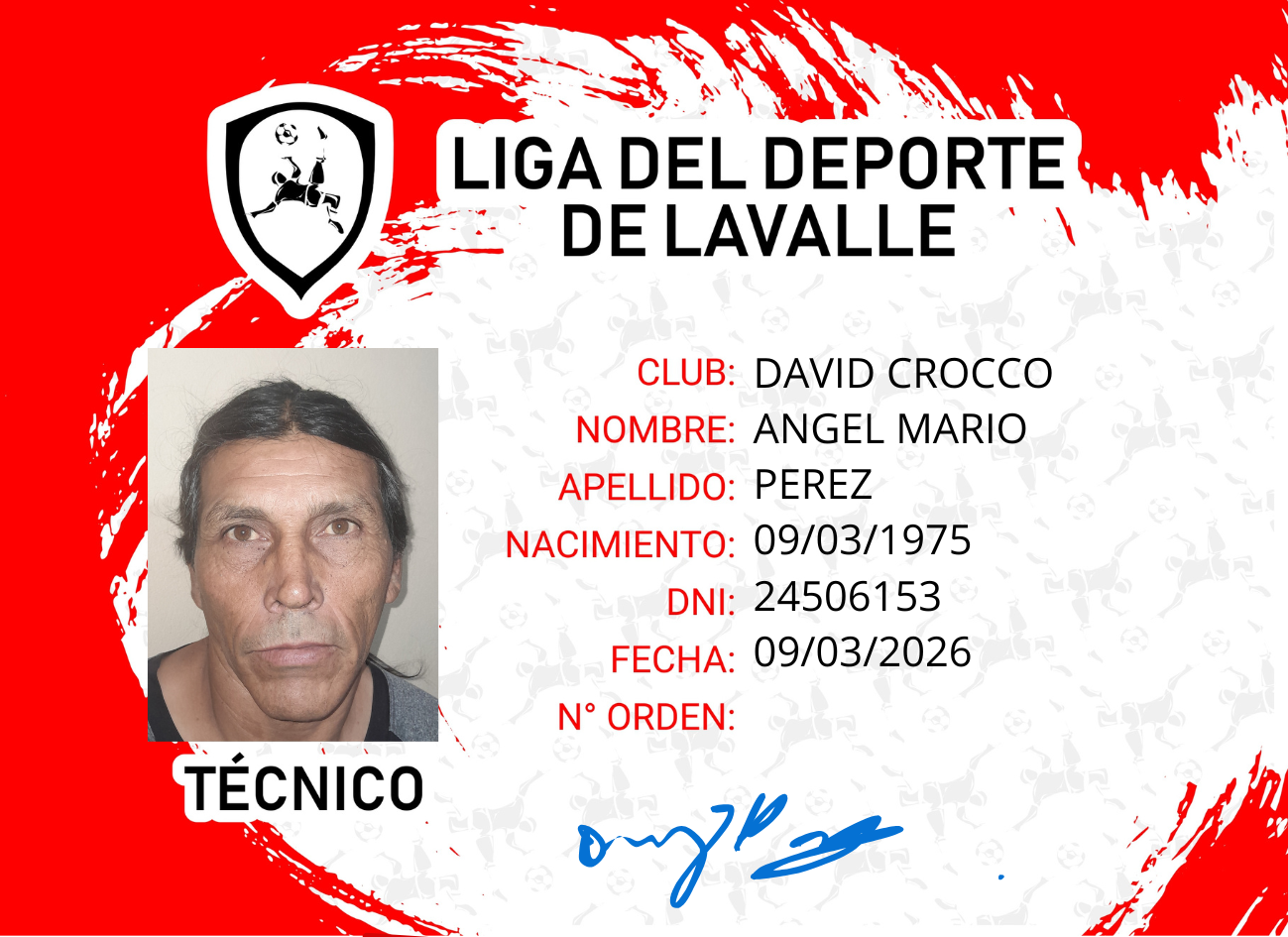 Foto carnet PEREZ, ANGEL MARIO