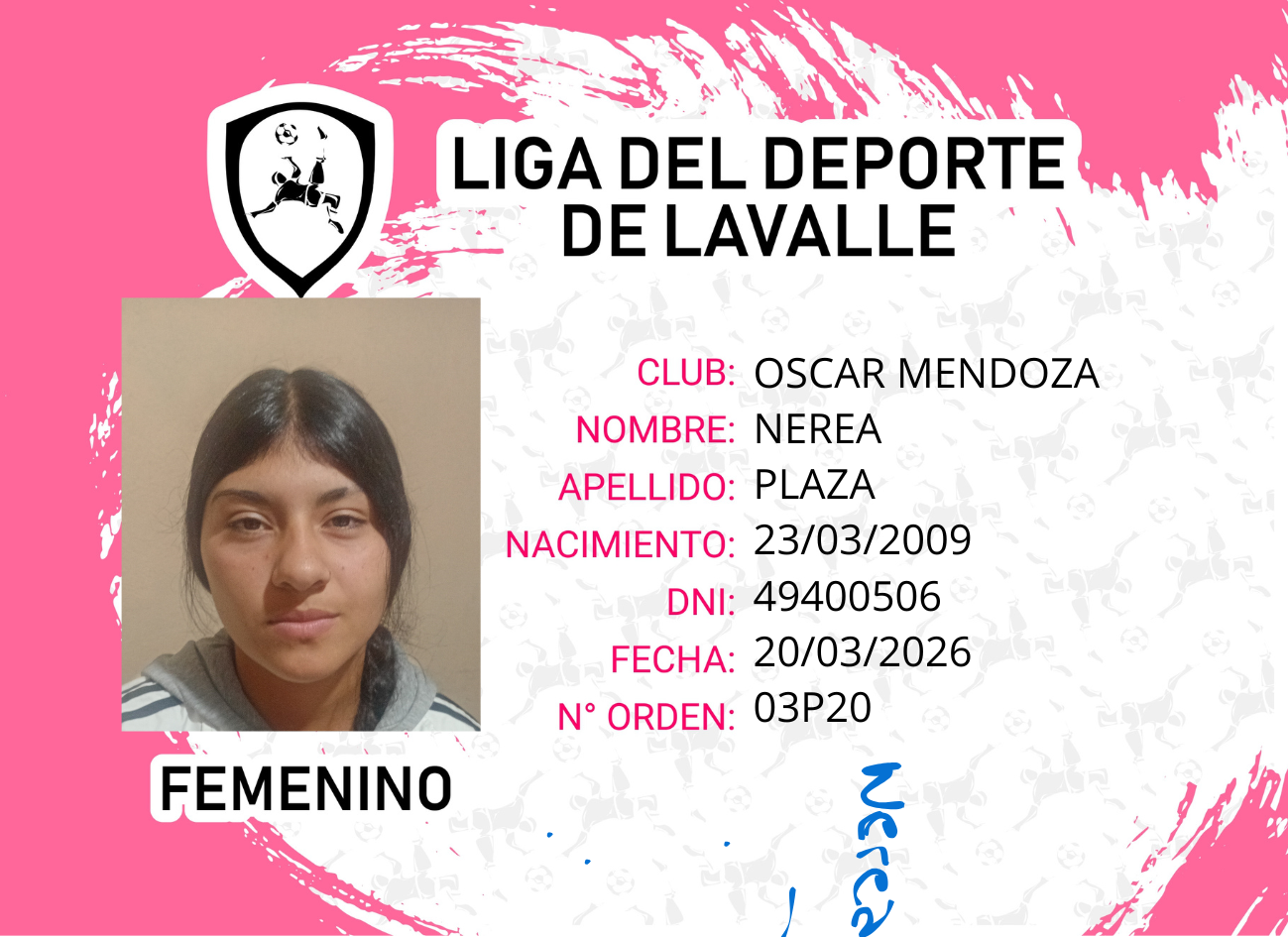 Foto carnet PLAZA, NEREA