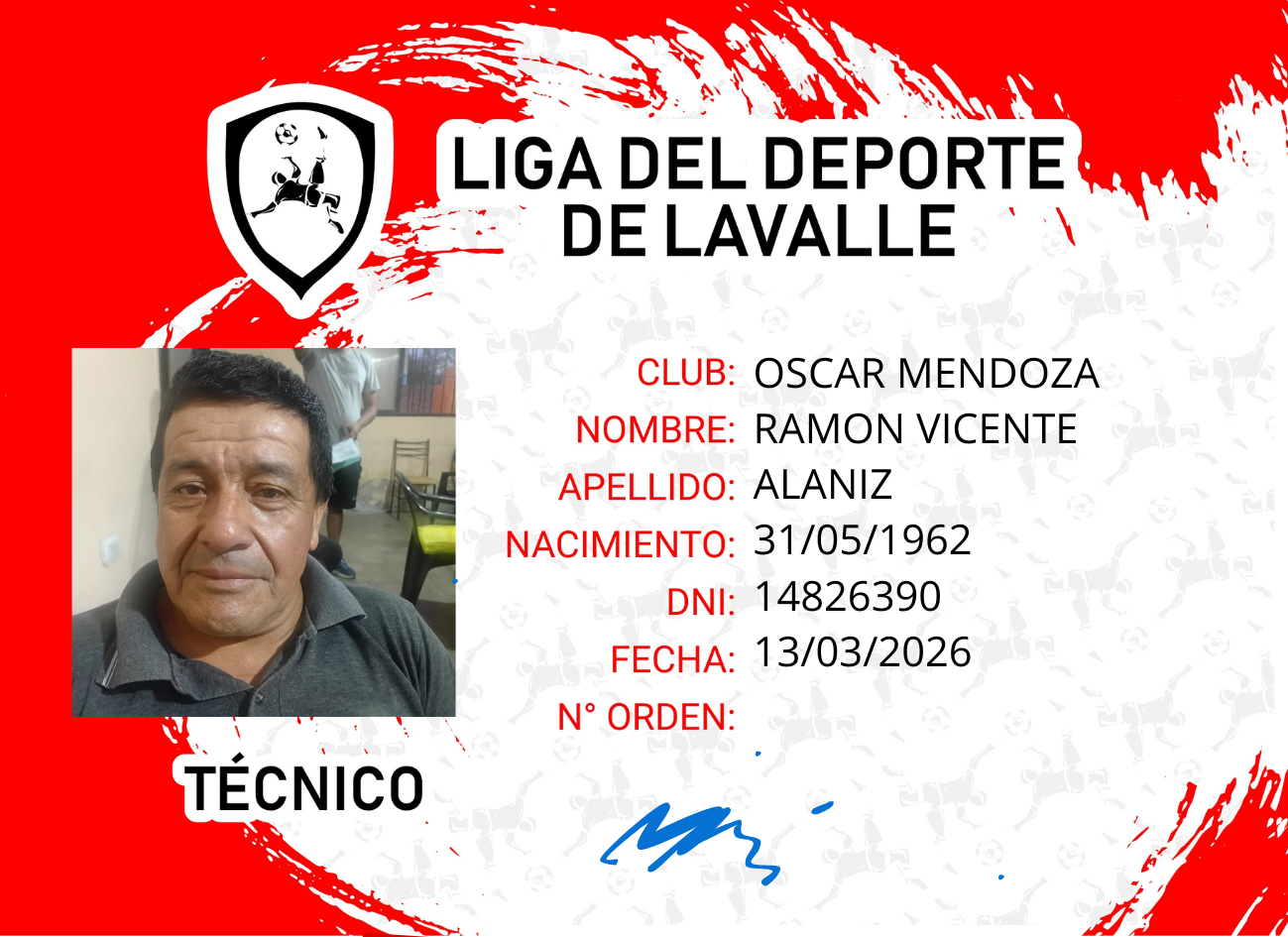 Foto carnet ALANIZ RAMON VICENTE