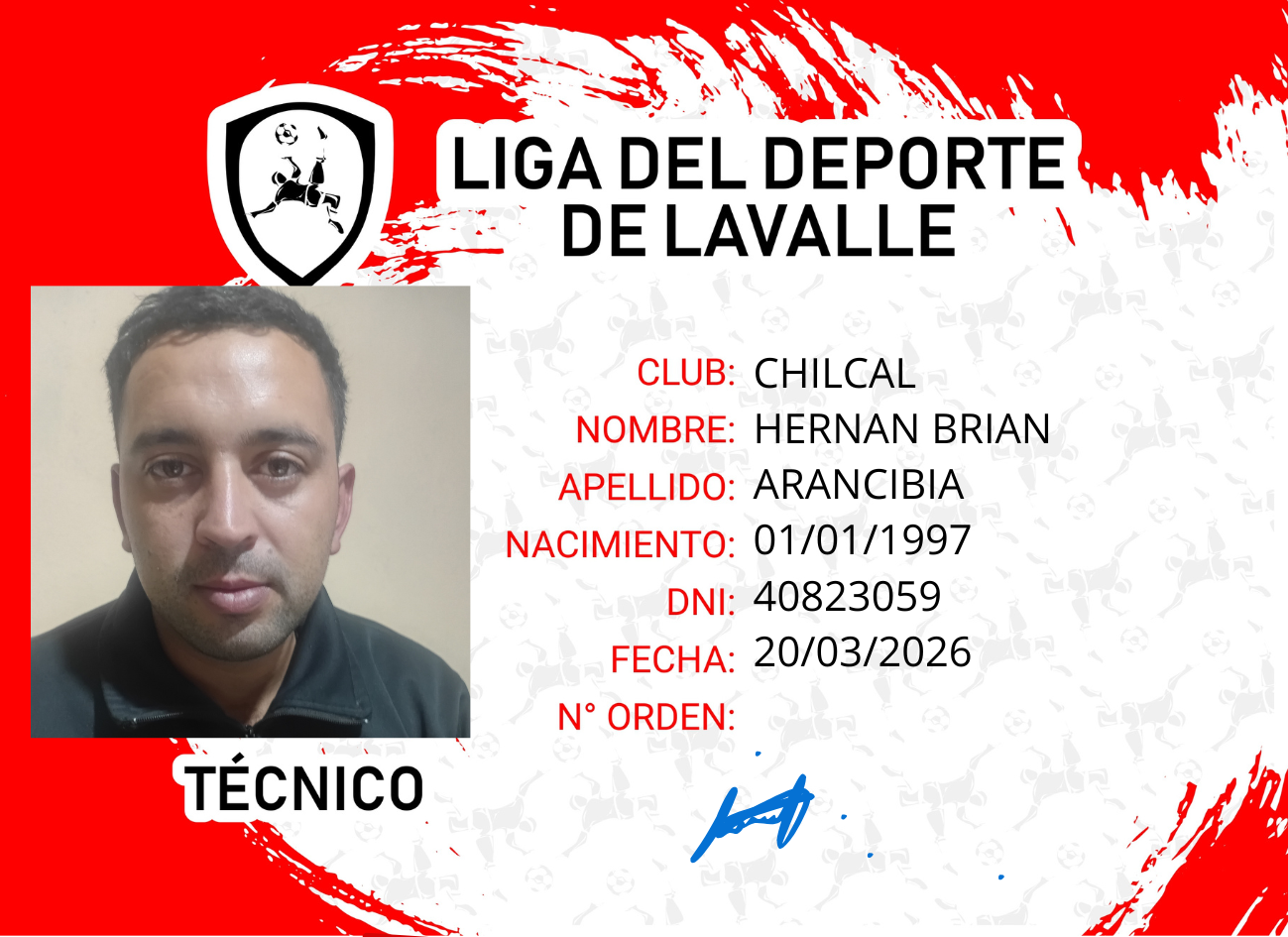 Foto carnet ARANCIBIA, HERNAN BRIAN
