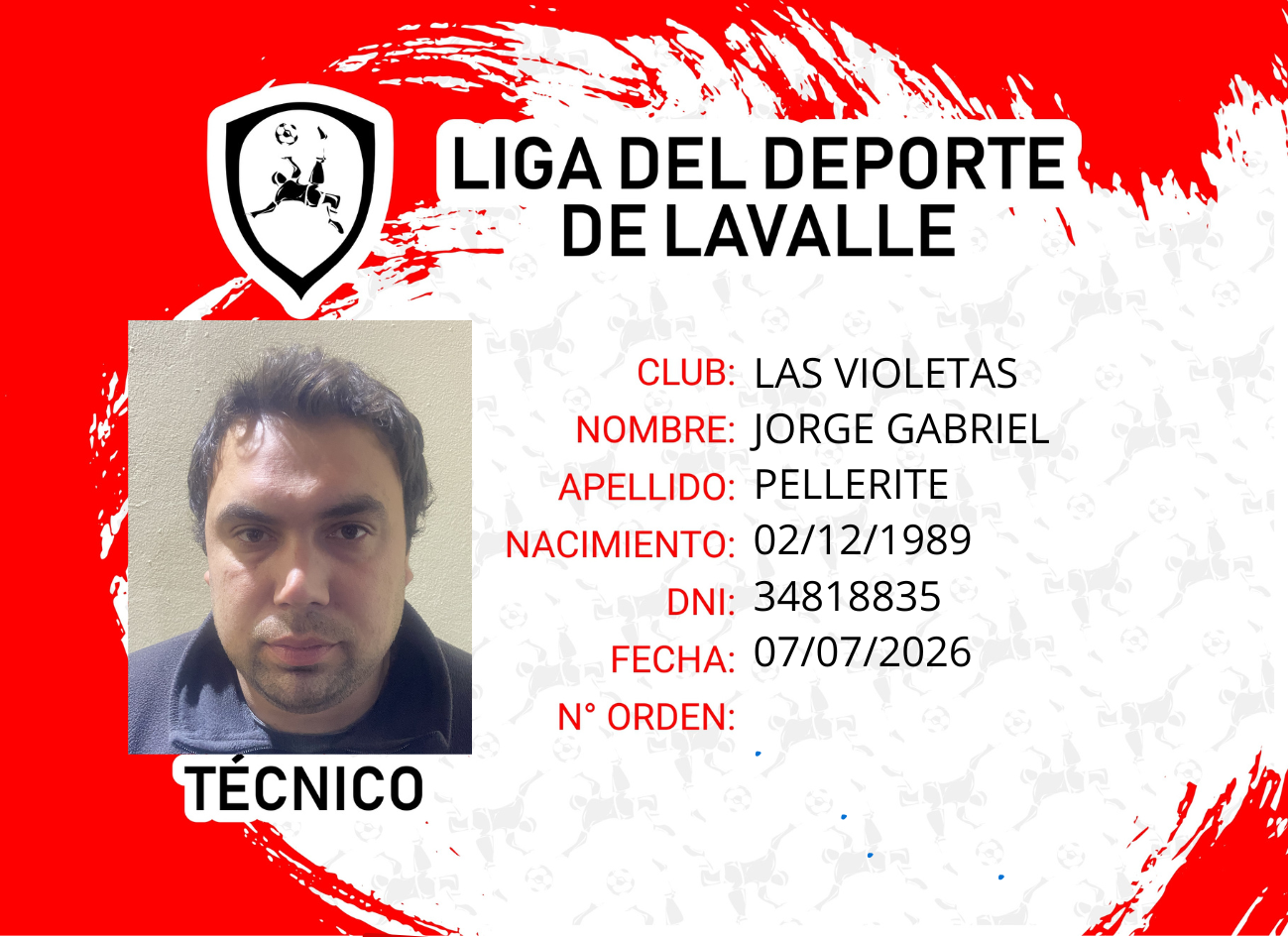 Foto carnet PELLERITE, JORGE GABRIEL