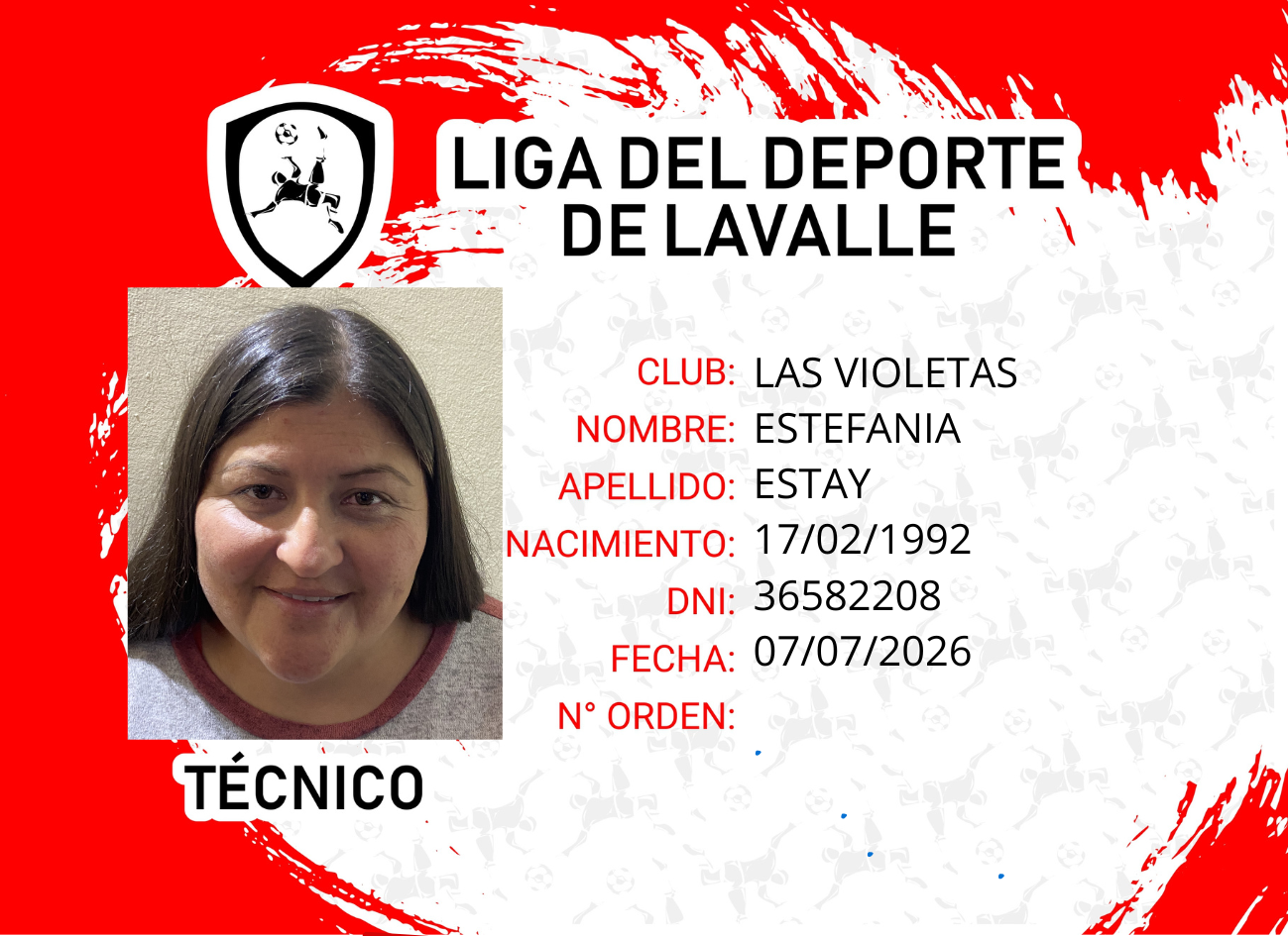 Foto carnet ESTAY, ESTEFANIA