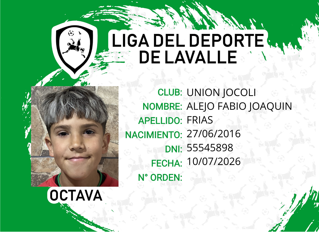 Foto carnet FRIAS, ALEJO FABIO JOAQUIN